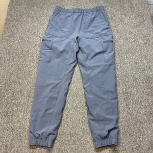 Eddie Bauer Womens 8 Fleece lined Cargo Joggers Polyester Blend Elastic Waist